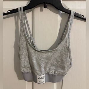 Aerie New Bralette Yoga Comfort Lounge Gray Small